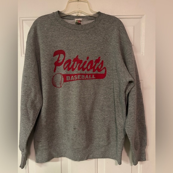 Patriots Baseball Vintage 1990’s Size L Sweatshirt - Picture 2 of 11